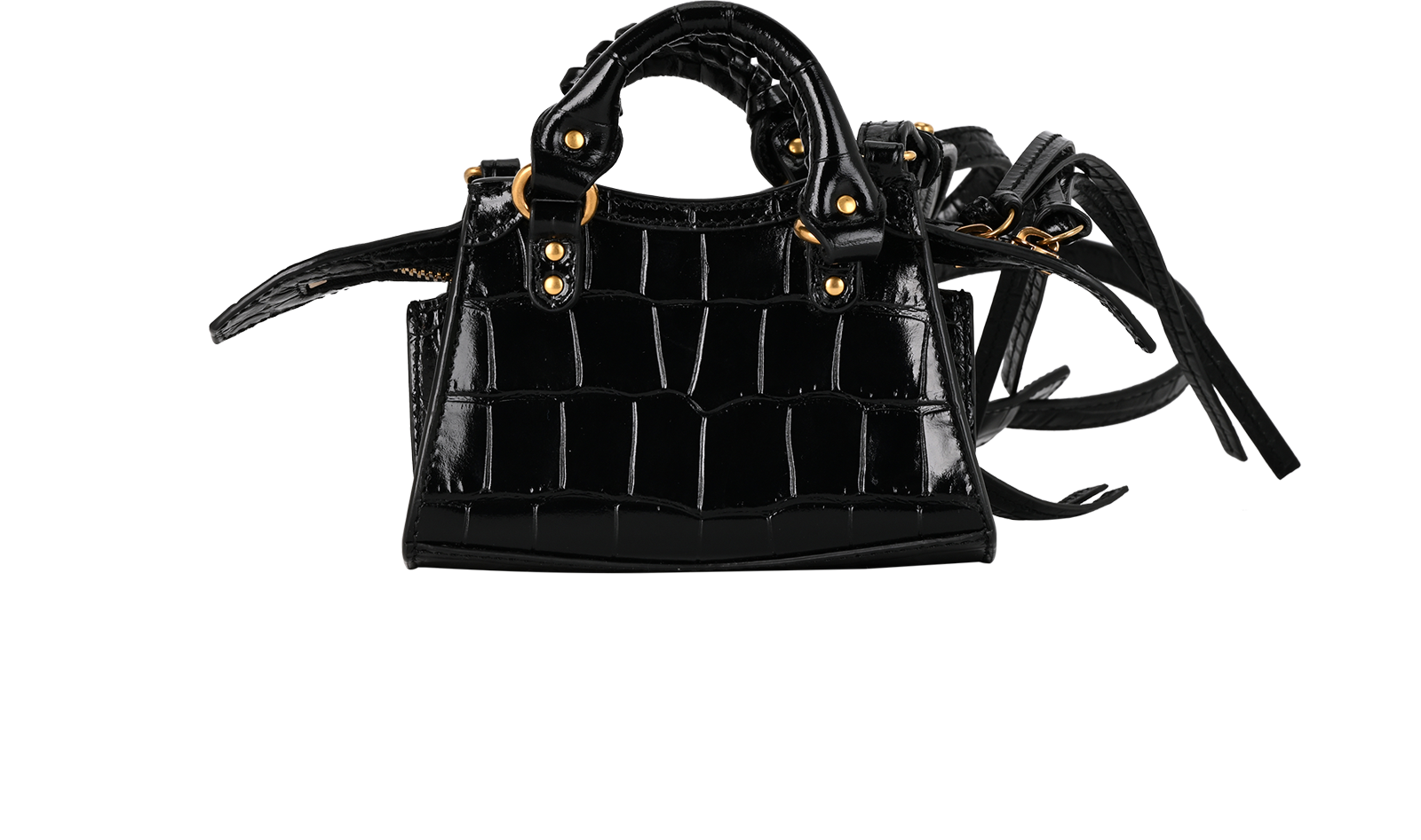Nano City Bag, &pound;850, Handbags, Black, Leather, Back view